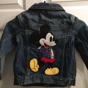 Mickey Mouse Jean jacket size 5 from Gap.